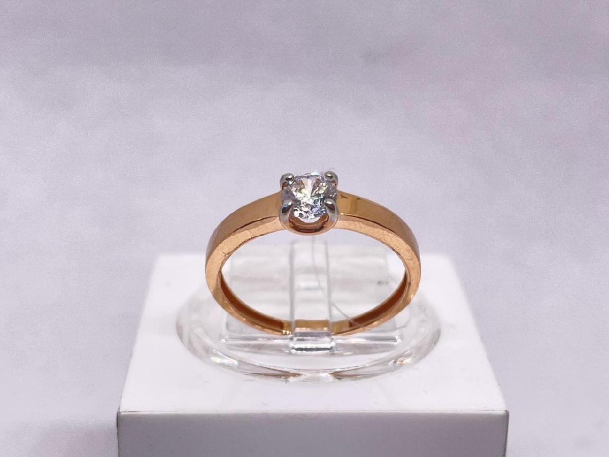 КОЛЬЦО С КАМНЕМ (Au 585)