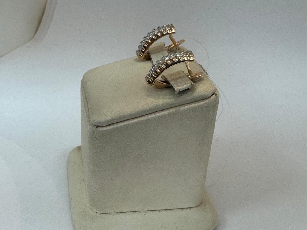 СЕРЬГИ С КАМНЯМИ (Au 585)