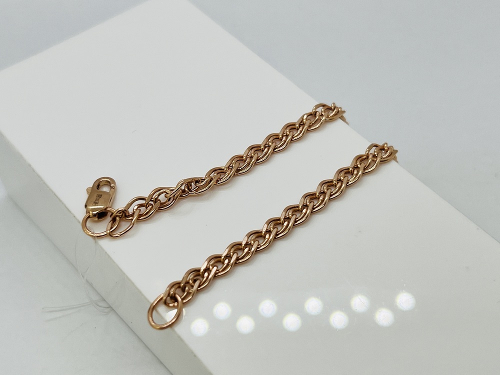 БРАСЛЕТ ПУСТОТЕЛЫЙ Нона (Au 585)