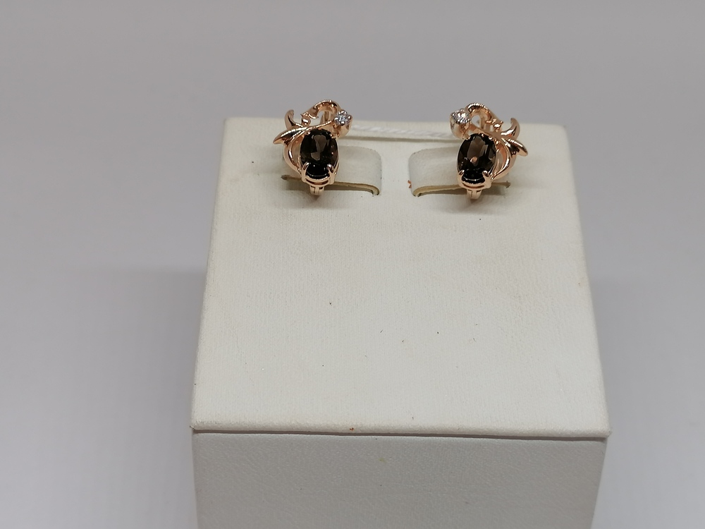 СЕРЬГИ С КАМНЯМИ (Au 585)