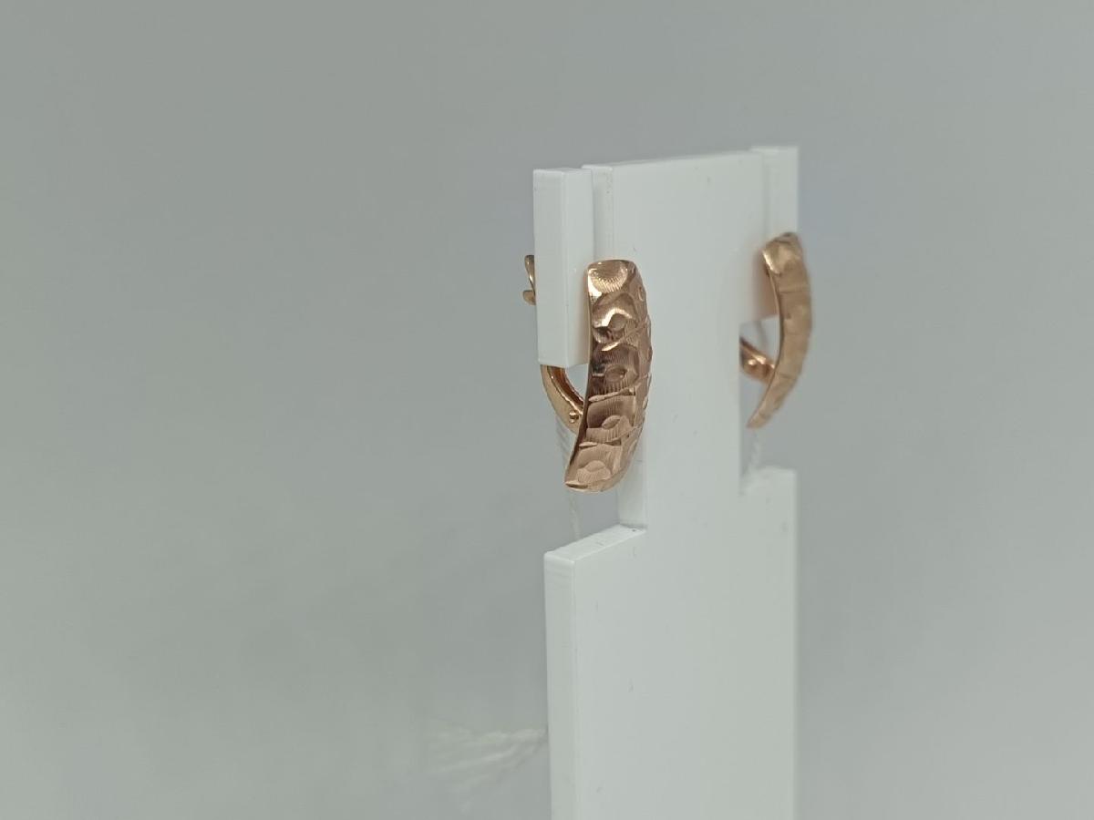 СЕРЬГИ БЕЗ КАМНЯ (Au 585)