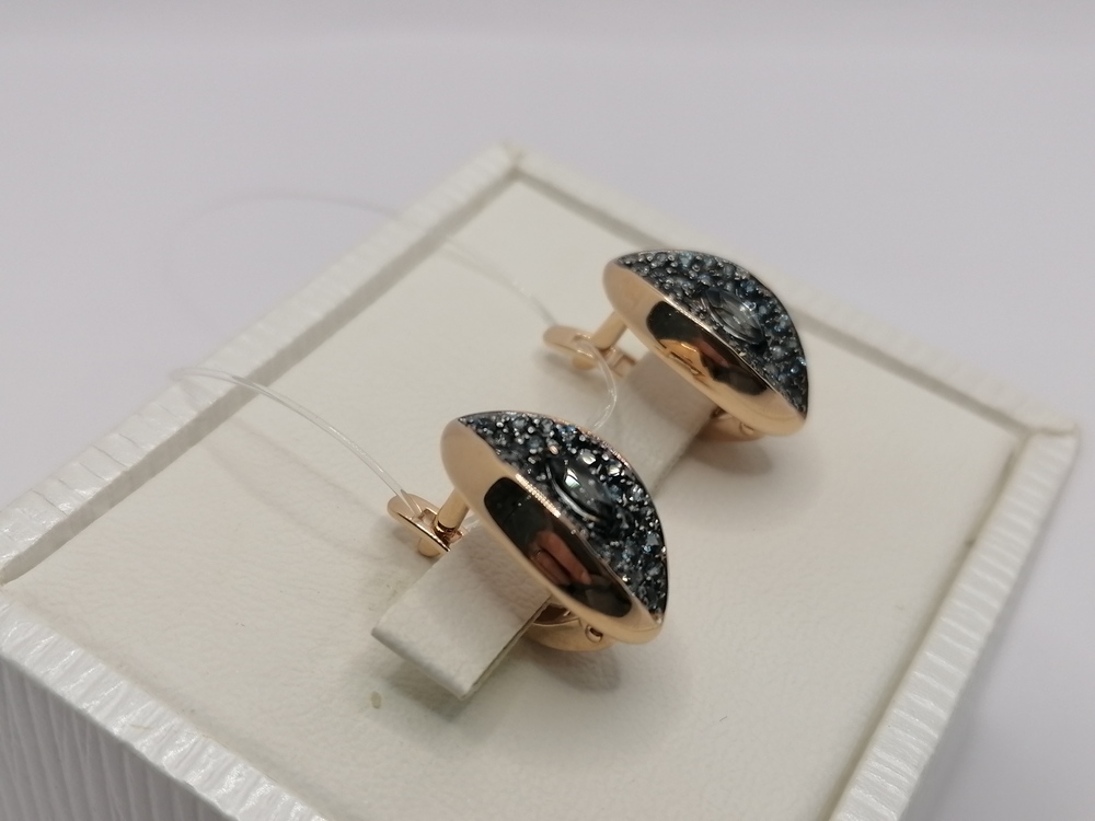 СЕРЬГИ ЛОНДОН-ТОПАЗ (Au 585)