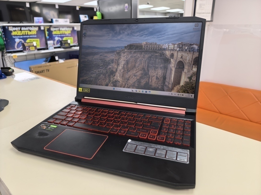 Ноутбук Acer Nitro 5; Ryzen 5 3550H, GeForce GTX 1650, 8 Гб, 256 Гб, Нет