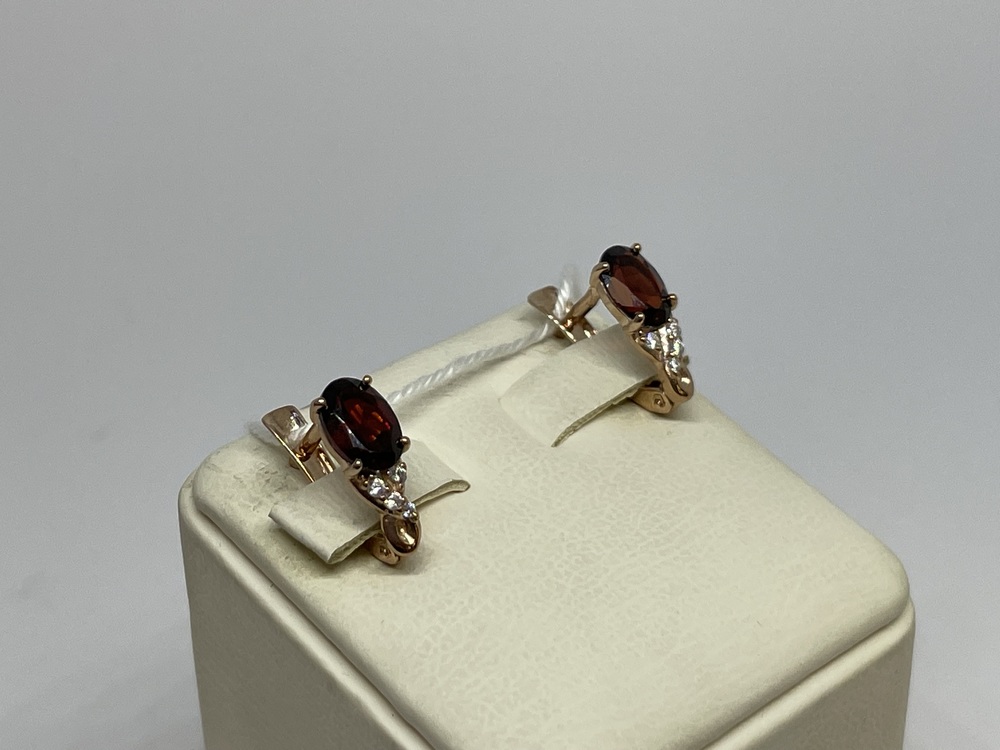 СЕРЬГИ С КАМНЯМИ (Au 375)