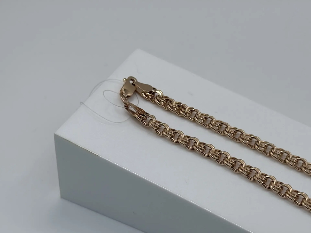 ЦЕПЬ ПУСТОТЕЛАЯ Бисмарк (Au 585)