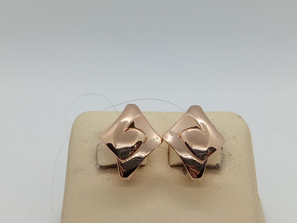 СЕРЬГИ БЕЗ КАМНЯ (Au 585)