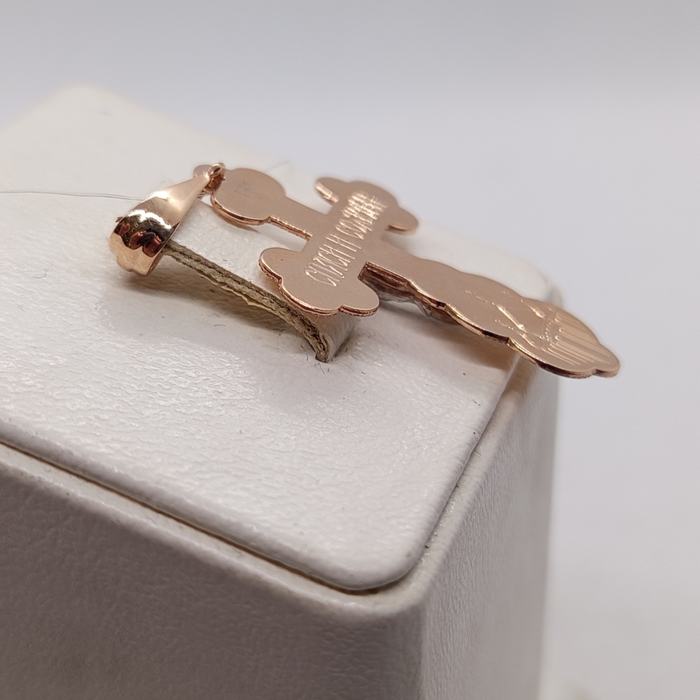 ПОДВЕСКА КРЕСТ без камня (Au 585)