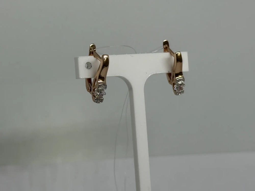 СЕРЬГИ С КАМНЯМИ (Au 585)