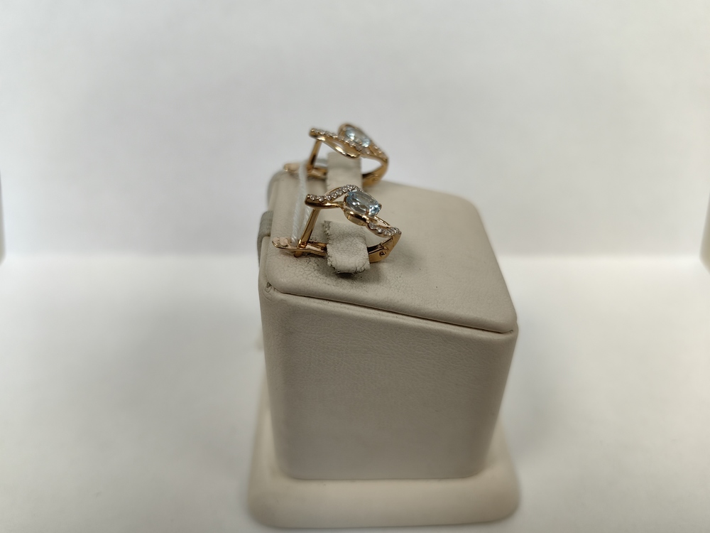 СЕРЬГИ С КАМНЯМИ (Au 585)