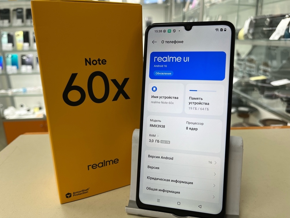 Смартфон Realme Note 60X 3/64