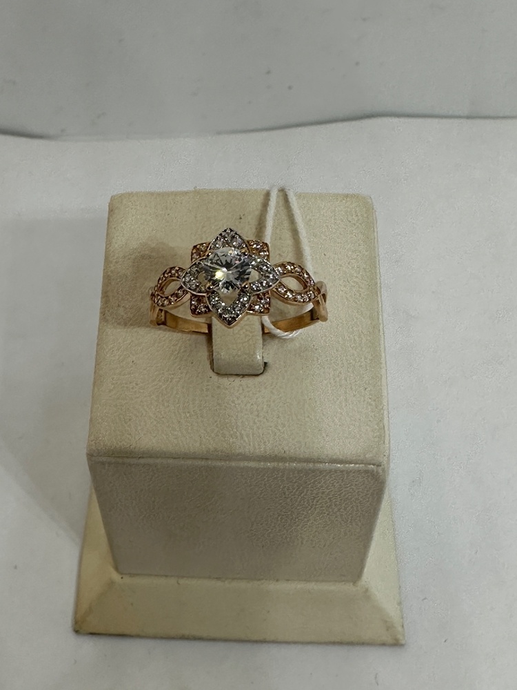 КОЛКМИ585 КОЛЬЦО С КАМНЯМИ (Au 585)