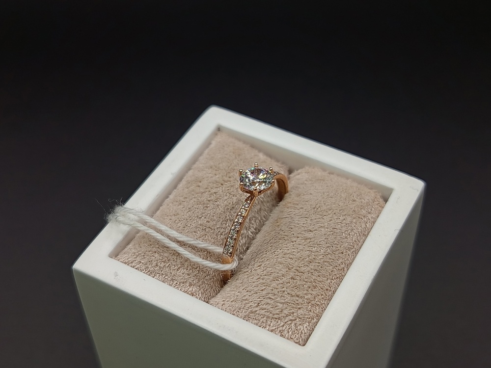 КОЛКМИ585 КОЛЬЦО С КАМНЯМИ (Au 585)