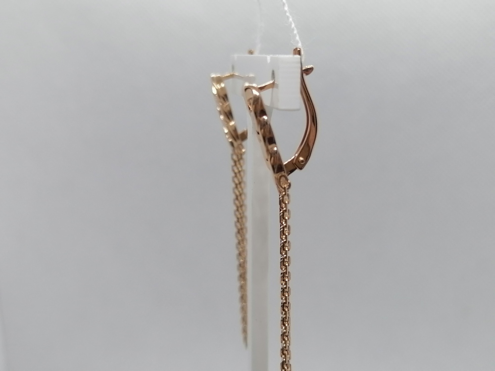 СЕРЬГИ БЕЗ КАМНЯ (Au 585)