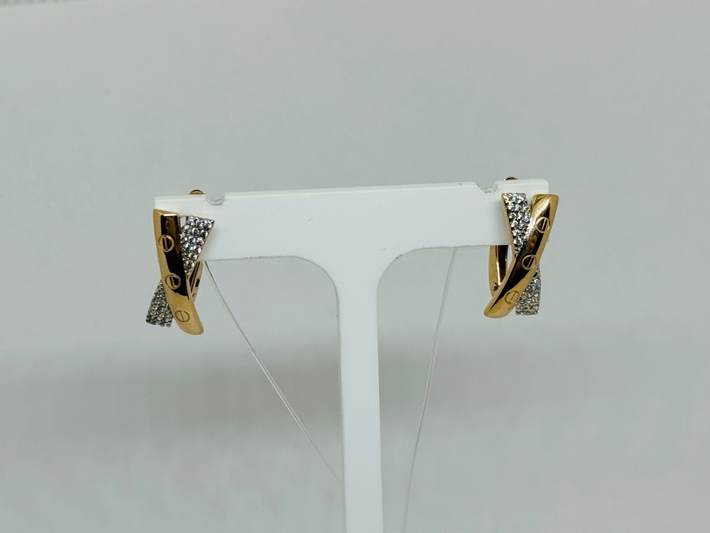 СЕРЬГИ С КАМНЯМИ (Au 585)