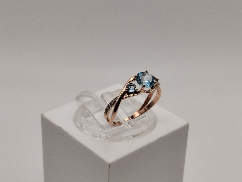 КОЛКМИ585 КОЛЬЦО С КАМНЯМИ (Au 585)