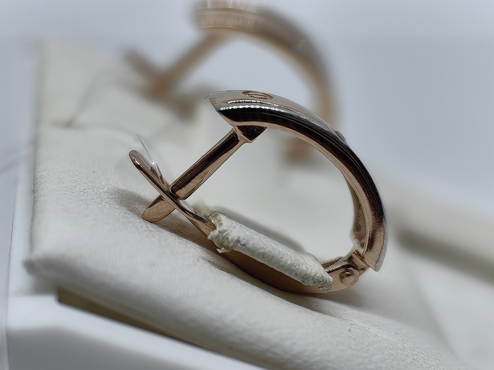 СЕРЬГИ С КАМНЕМ (Au 585)