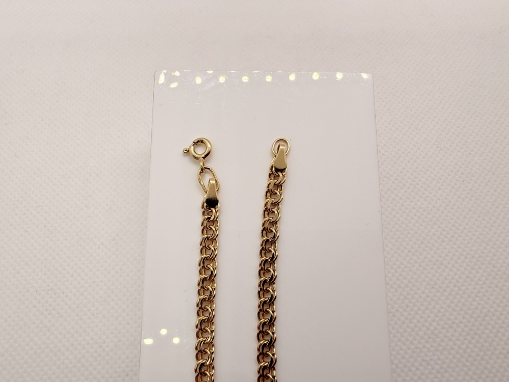 БРАСЛЕТ ПУСТОТЕЛЫЙ Бисмарк Au 585