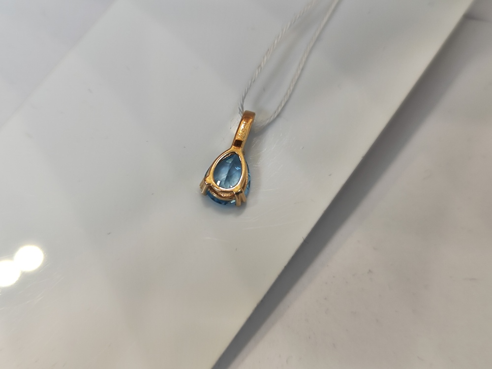 ПОДКМИ585 ПОДВЕСКА С КАМНЯМИ (Au 585)