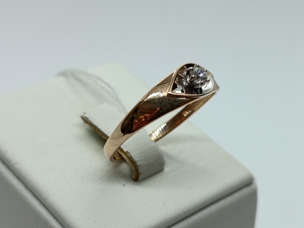 КОЛЬЦО БРИЛЛИАНТ Au 585