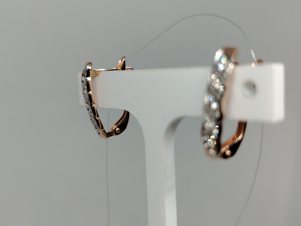 СЕРЬГИ С КАМНЯМИ (Au 585)