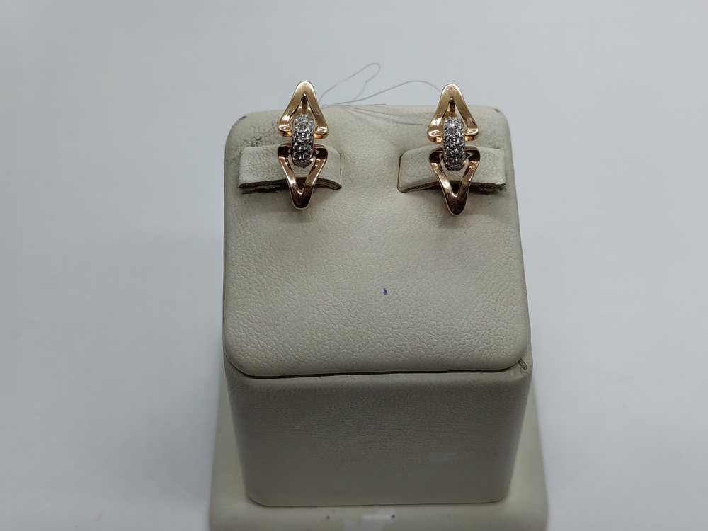 СЕРЬГИ С КАМНЯМИ (Au 585)