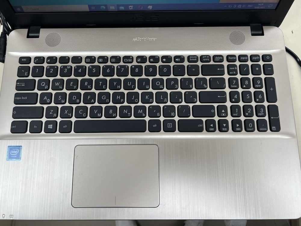 Ноутбук ASUS; Celeron N3350, HD Graphics, 4 Гб, Нет, 500 Гб