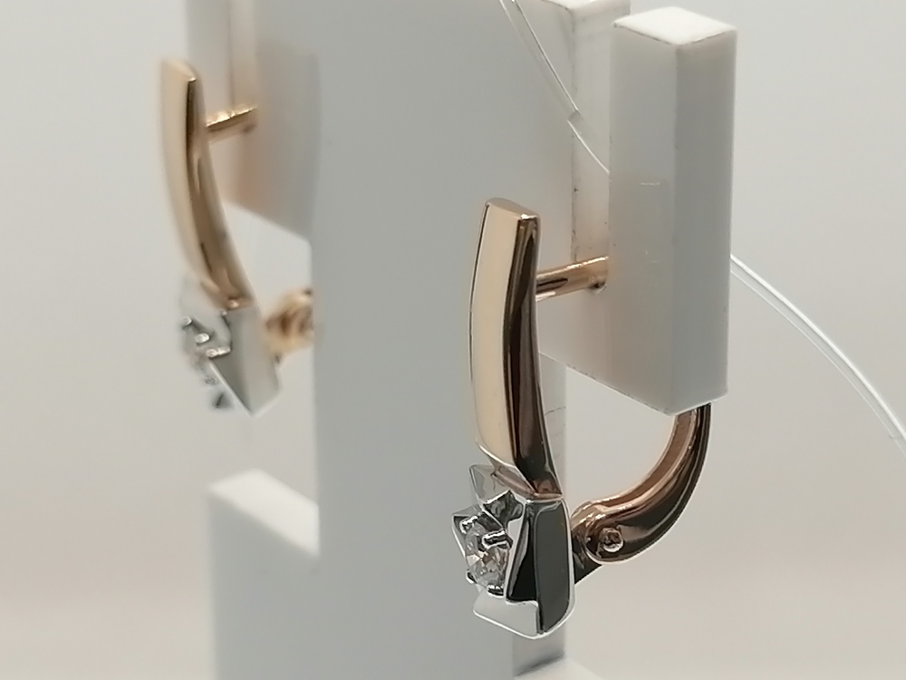 СЕРЬГИ БРИЛЛИАНТ (Au 585)