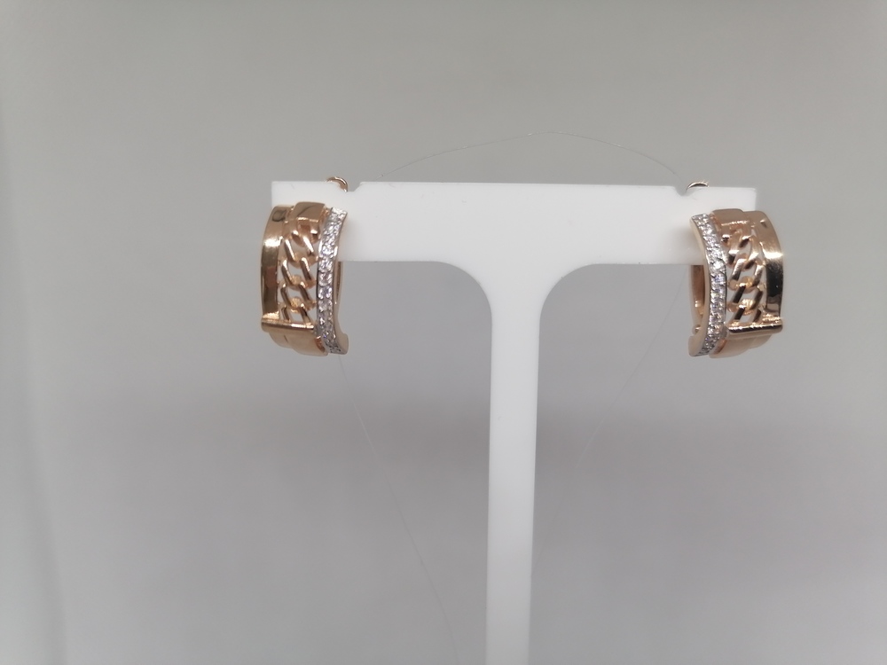 СЕРЬГИ С КАМНЯМИ (Au 585)