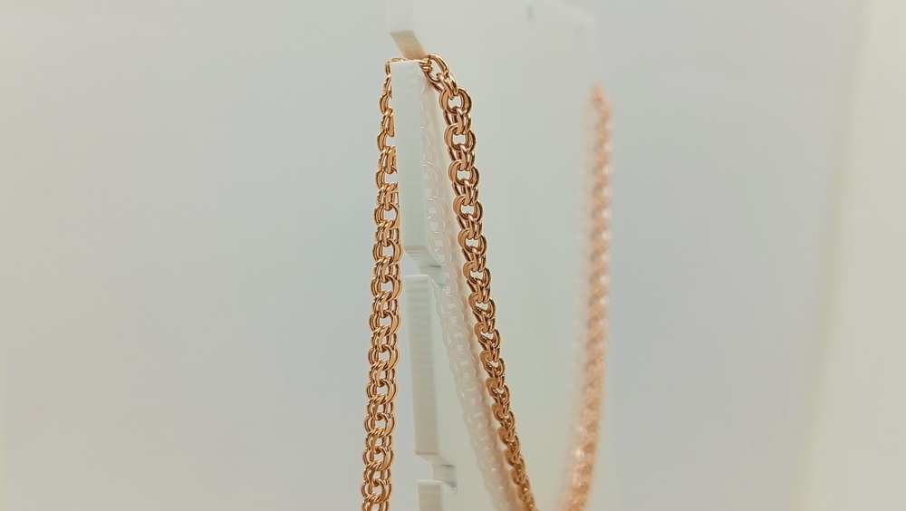 ЦЕПЬ ПУСТОТЕЛАЯ Бисмарк (Au 585)