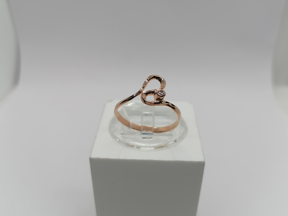 КОЛЬЦО С КАМНЕМ (Au 585)