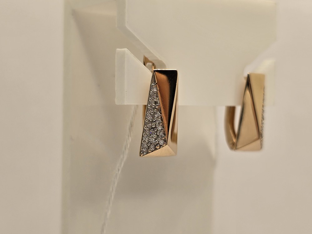 СЕРЬГИ С КАМНЯМИ (Au 585)