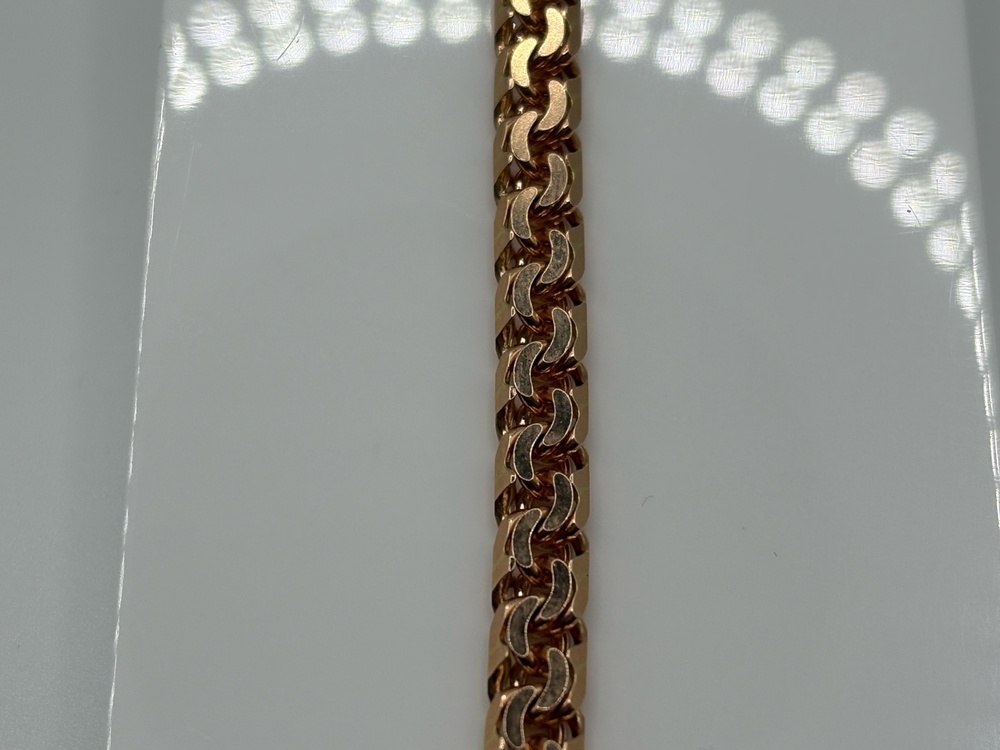 БЛБ585 БРАСЛЕТ ПОЛНОВЕСНЫЙ Бисмарк (Au 585)