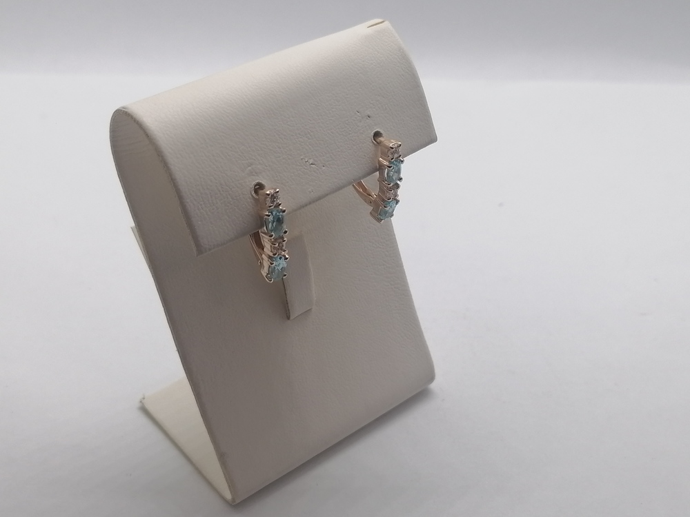 СЕРЬГИ С КАМНЯМИ (Au 585)