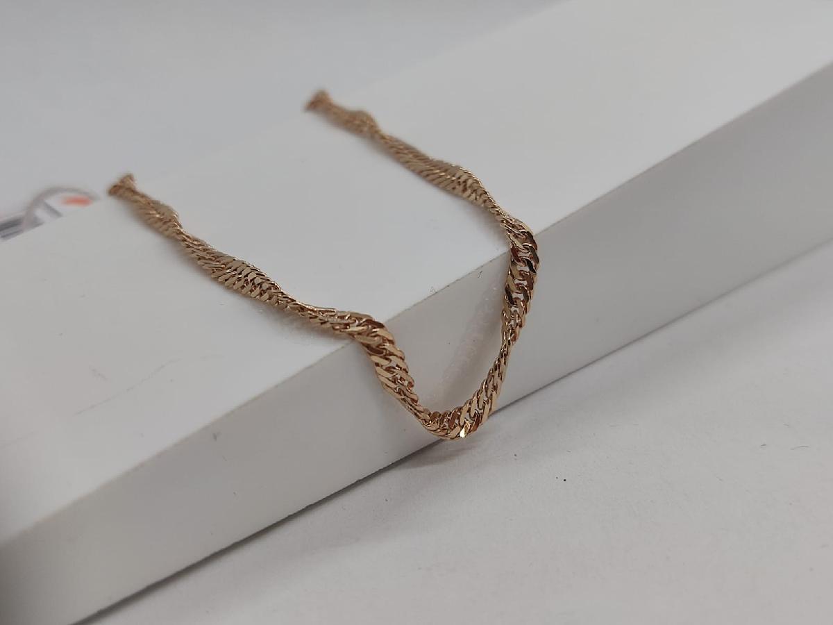 БРАСЛЕТ ПОЛНОВЕСНЫЙ Сингапур Au 585