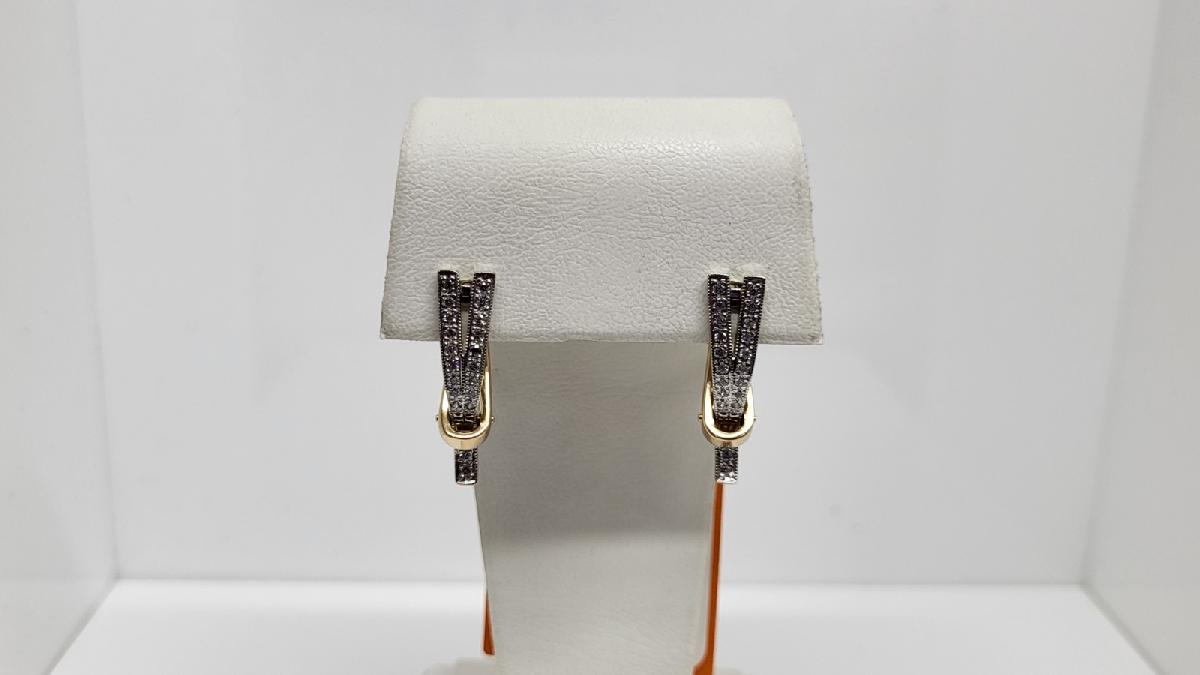 СЕРЬГИ С КАМНЯМИ (Au 585)