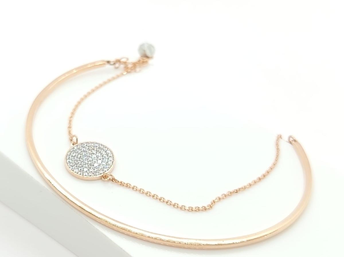 БРАСЛЕТ С КАМНЯМИ (Au 585)