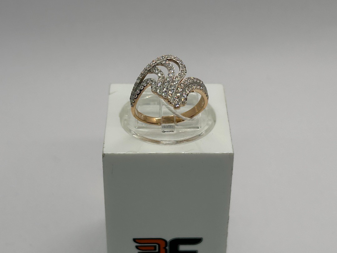 КОЛКМИ585 КОЛЬЦО С КАМНЯМИ (Au 585)