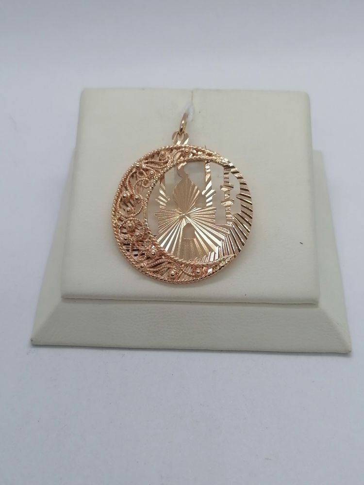 ПОДВЕСКА МЕЧЕТЬ БЕЗ КАМНЯ (Au 585)