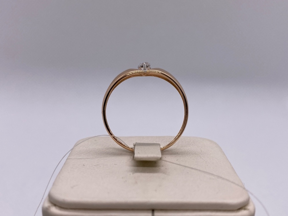 КОЛЬЦО С КАМНЕМ (Au 585)