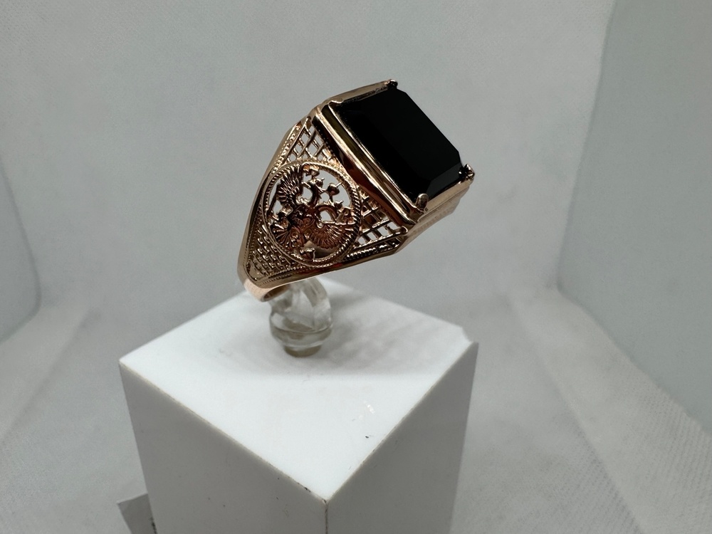 КОЛЬЦО ПЕЧАТКА с камнем (Au 585)