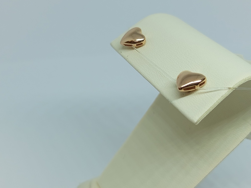 СЕРЬГИ ПУСЕТЫ без камня (Au 585)