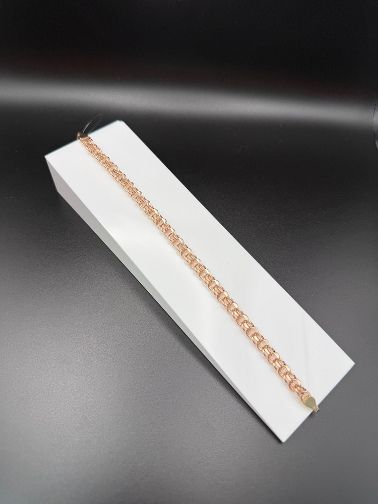 БРАСЛЕТ ПУСТОТЕЛЫЙ Бисмарк (Au 585)