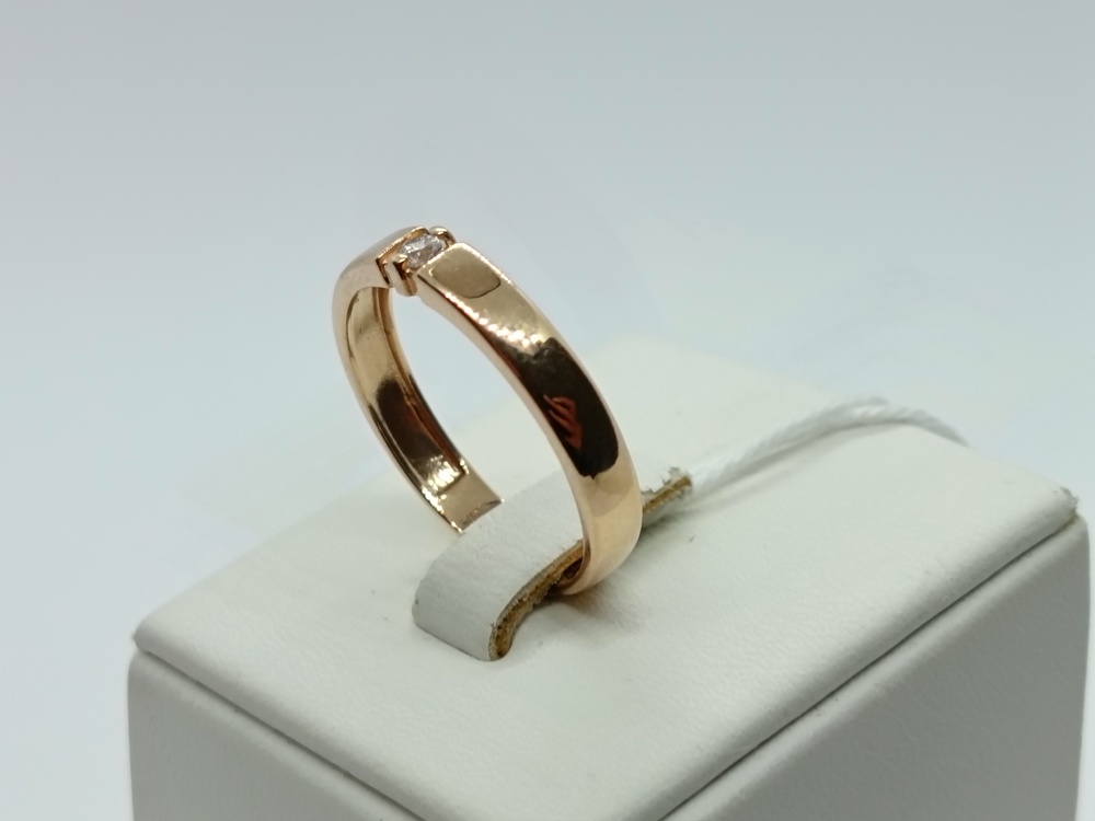 КОЛКМ585 КОЛЬЦО С КАМНЕМ (Au 585)