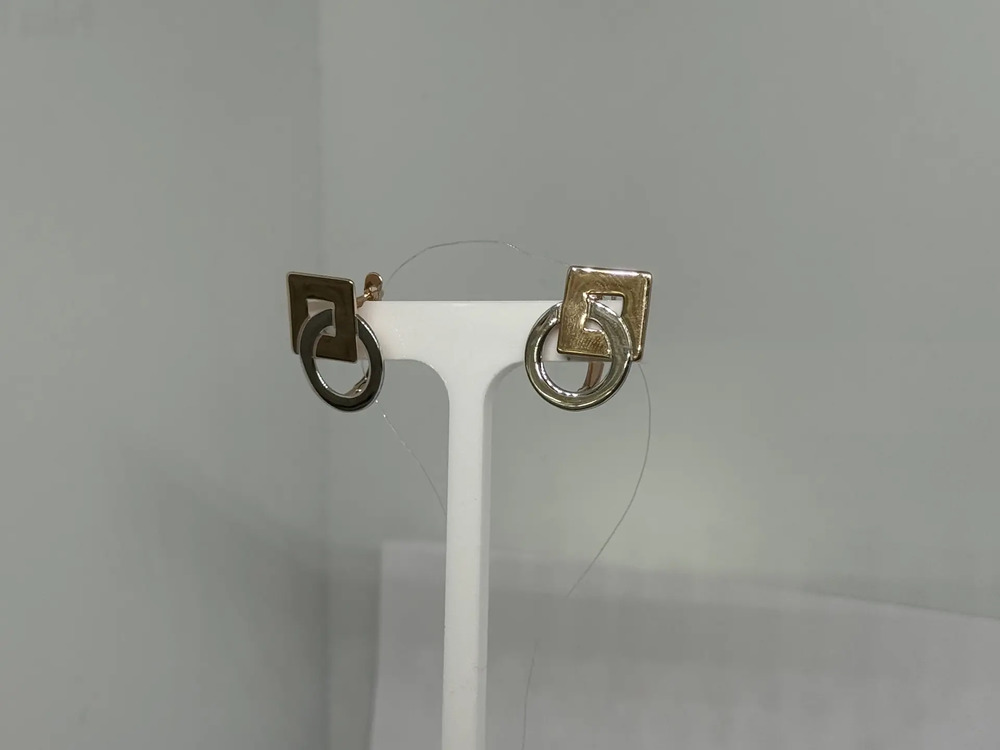 СЕРЬГИ БЕЗ КАМНЯ (Au 585)