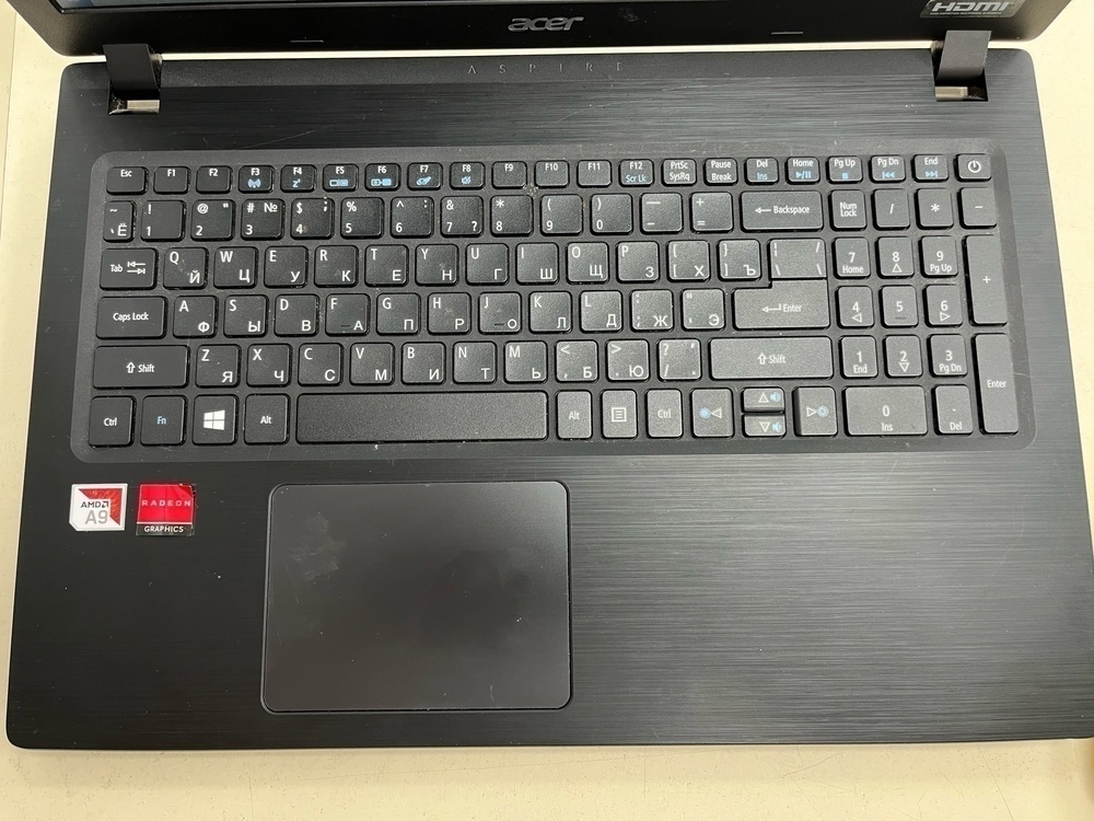 Ноутбук Acer Aspire 3; A9-9420e, Radeon R5 series, 6 Гб, Нет, 1 Tb