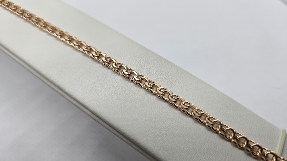 7060200-18 БРАСЛЕТ ПОЛНОВЕСНЫЙ Бисмарк (Au 585)