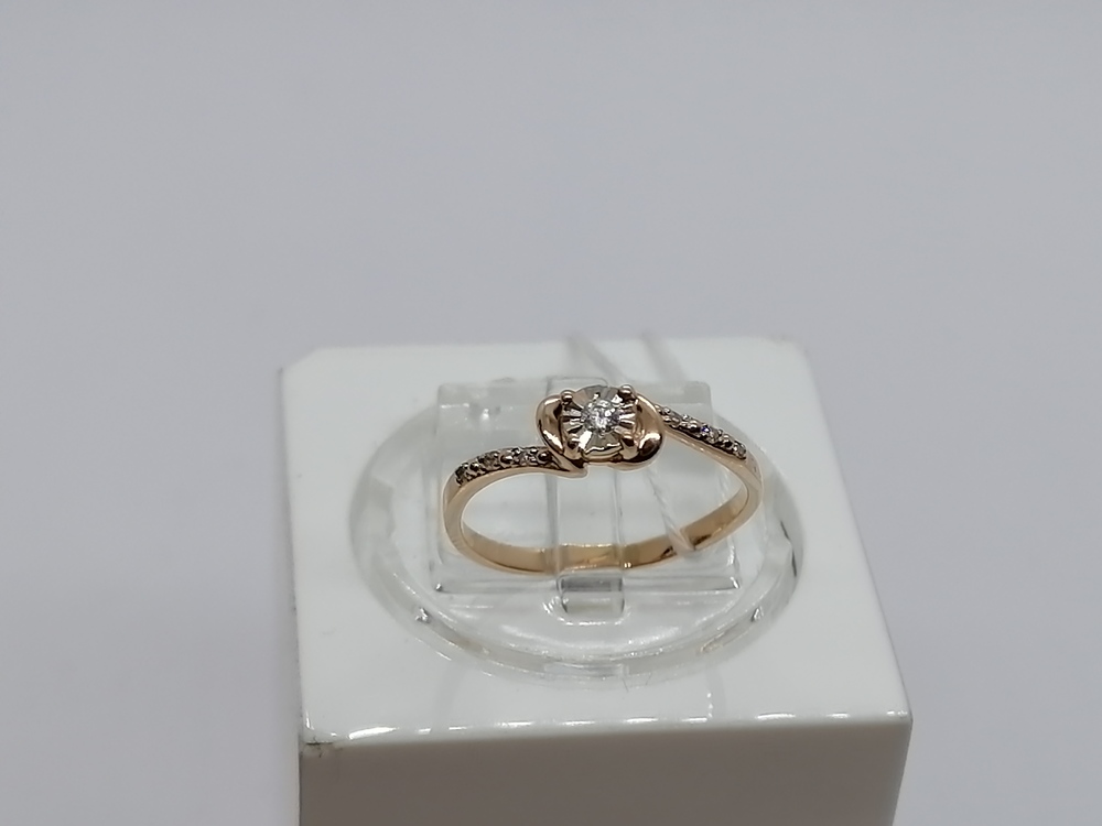 КОЛЬЦО БРИЛЛИАНТ Au 585