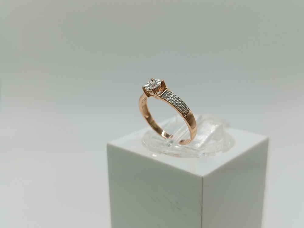 КОЛЬЦО БРИЛЛИАНТ Au 585