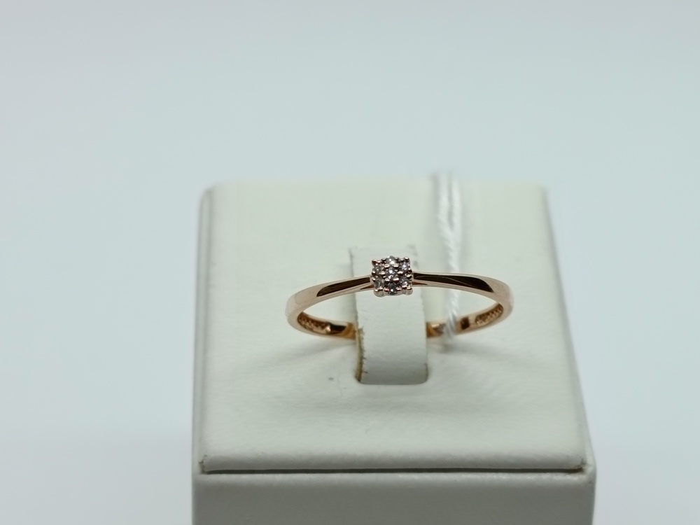 КОЛЬЦО БРИЛЛИАНТ Au 585