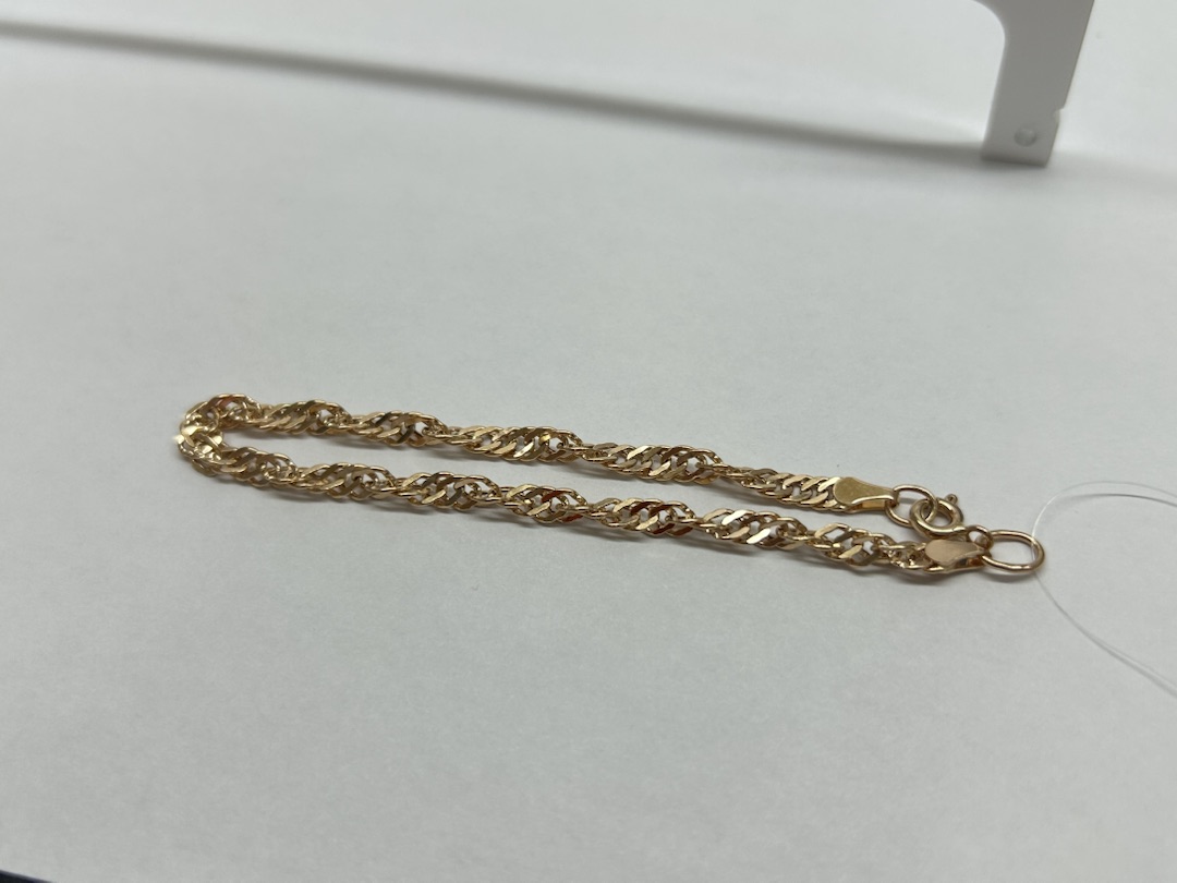 БРАСЛЕТ ПУСТОТЕЛЫЙ Сингапур (Au 585)